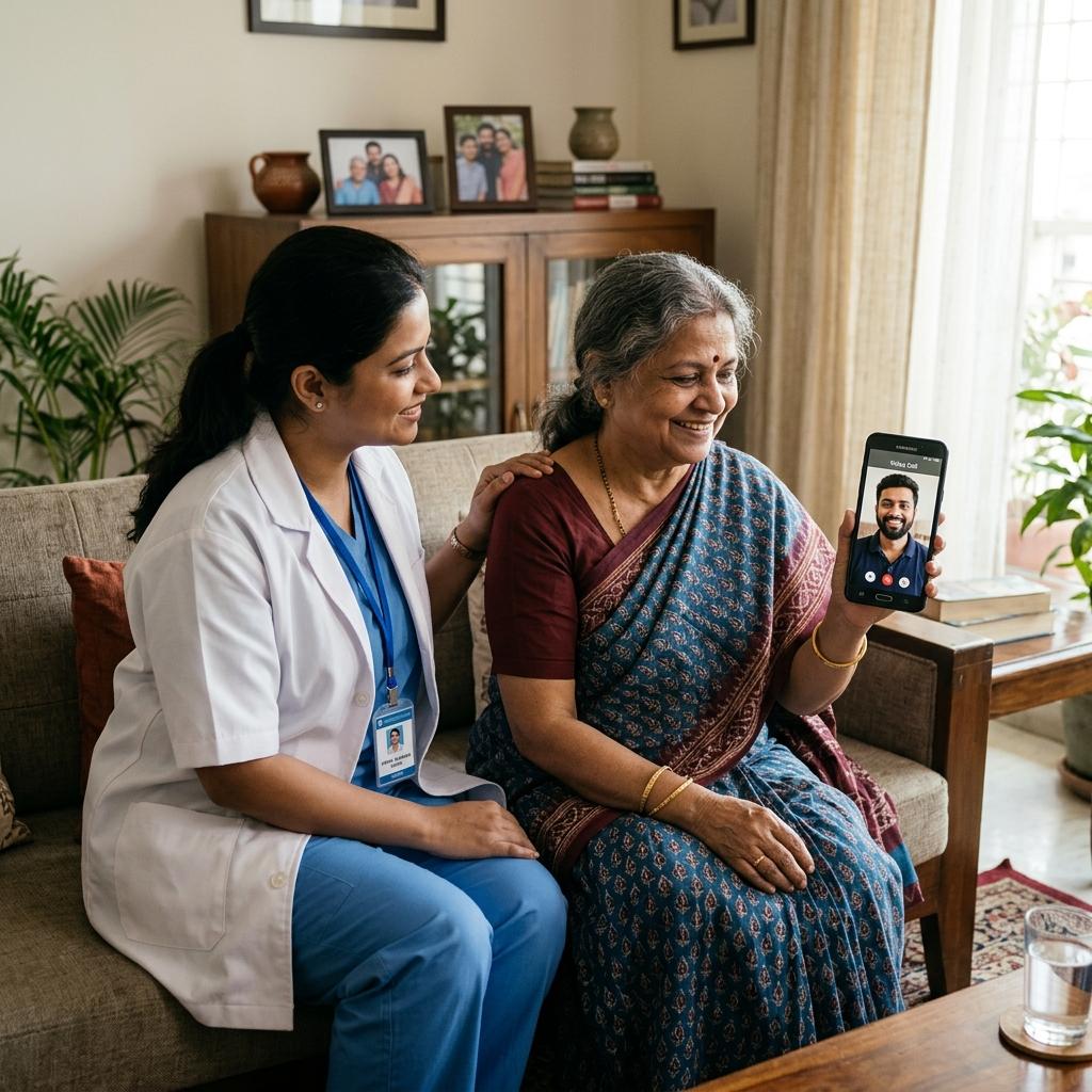 For every son and daughter living away from their parents — Hello Doctor ensures your loved ones are always cared for.